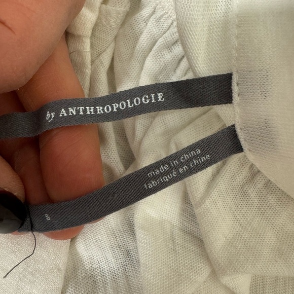 Anthropologie Mixed Media Blouse Jersey Size Small - Picture 5 of 5